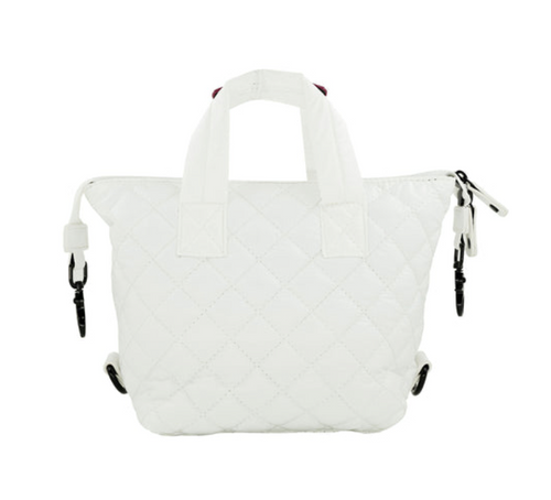 Mini Quilted Bag White