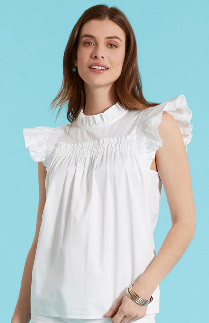 Eloise Cotton Sateen Top