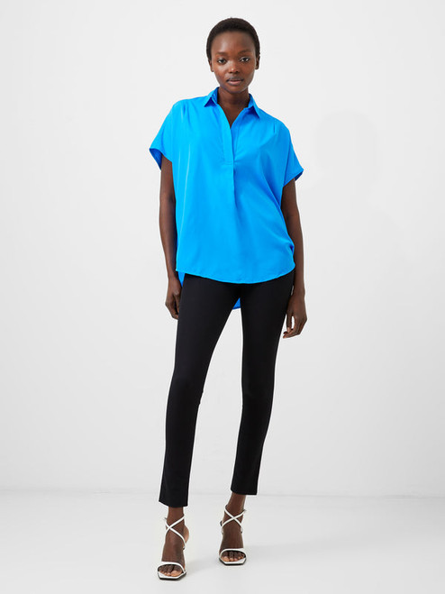 Crepe Light Short Sleeve Popover Sea Star