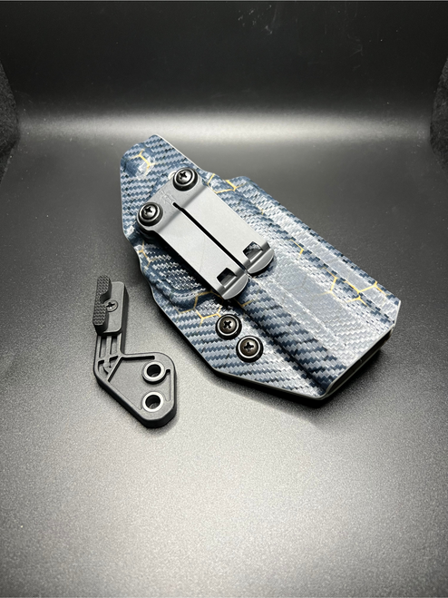 The Vanguard: Universal Carry Holster for SIG XMacro/Fuse - Gold Hexagon The Vanguard: Universal Carry Holster for SIG XMacro/Fuse - Gold Hexagon