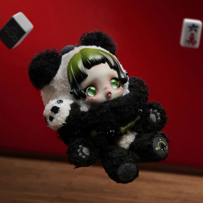 Skullpanda × Wednesday Plush Blind Box | Nevermore Academy Uniform