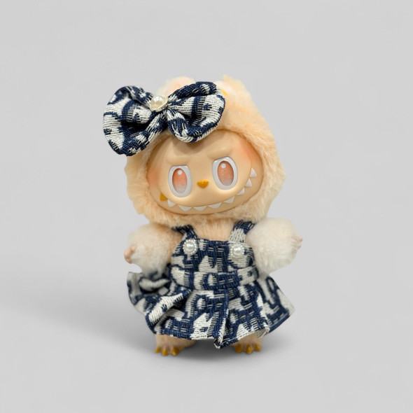Labubu Tweed Dress & Bow Set Labubu Tweed Dress & Bow Set