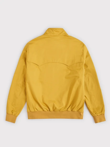 Men's Mustard Yellow Harrington Jacket | Peter Christian