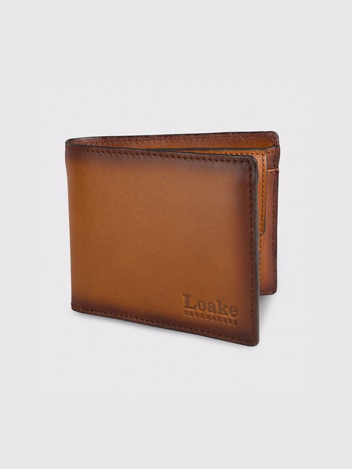 Tan brown Loake Leather Barclay Wallet Closed Tan brown Loake Leather Barclay Wallet Closed