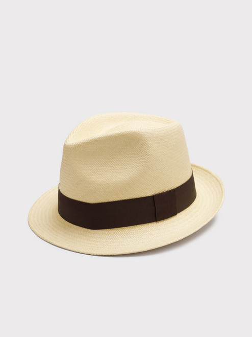 Natural Panama Trilby Hat Natural Panama Trilby Hat