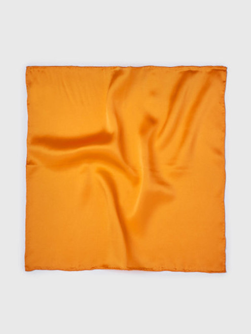 Orange 100% Silk Pocket Square Orange 100% Silk Pocket Square