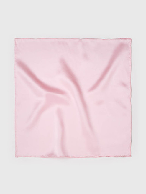 Pink 100% Silk Pocket Square Pink 100% Silk Pocket Square