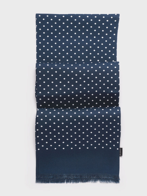 Navy Birkin Silk Scarf Navy Birkin Silk Scarf