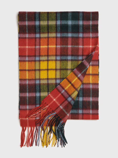 Multi-coloured 100% Cashmere Scarf Folded Multi-coloured 100% Cashmere Scarf Folded