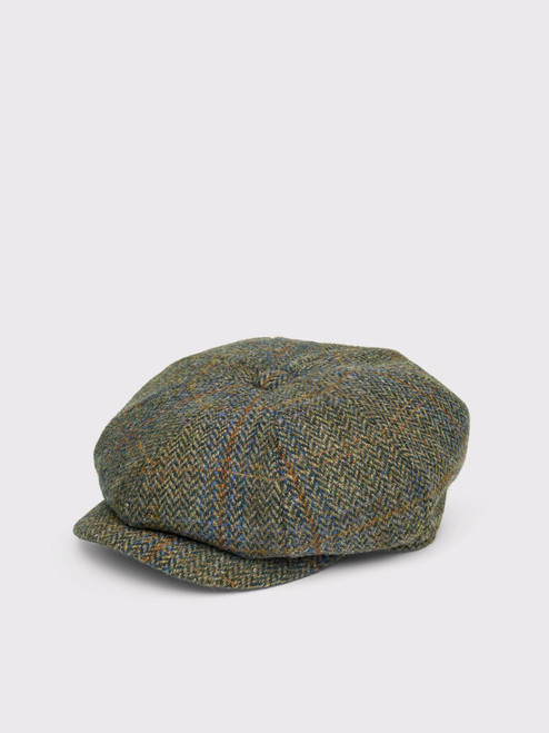 Moss Harris Tweed® Baker Boy Cap Side Moss Harris Tweed® Baker Boy Cap Side