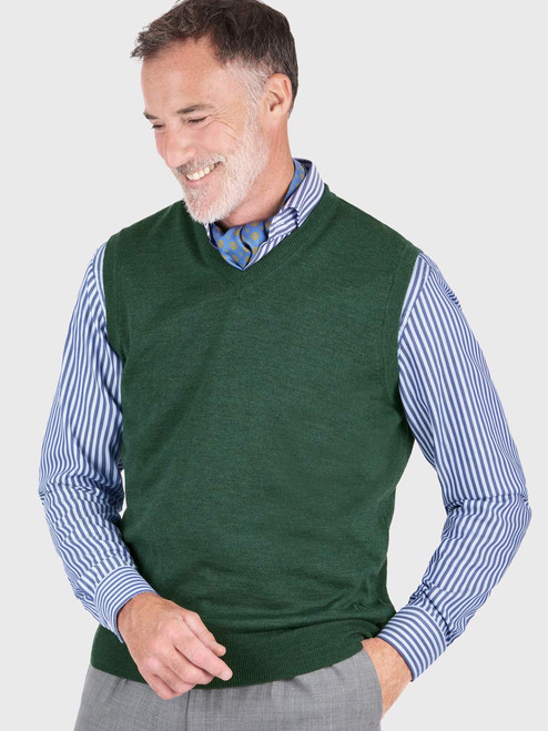 Pine Merino Slipover Model