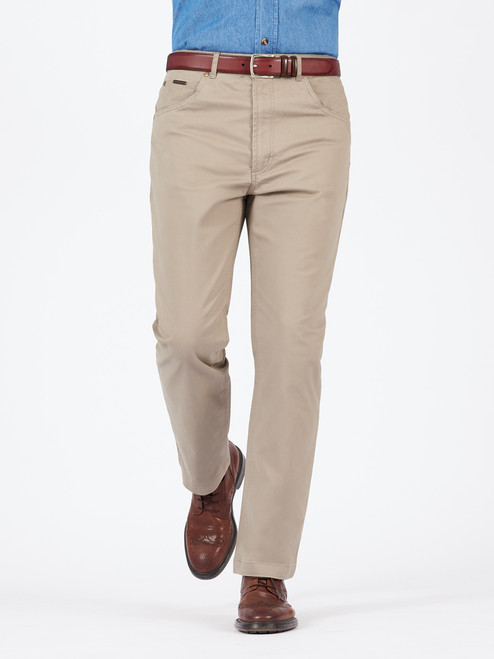 Men's Sand Brown Jeano Trousers Men's Sand Brown Jeano Trousers