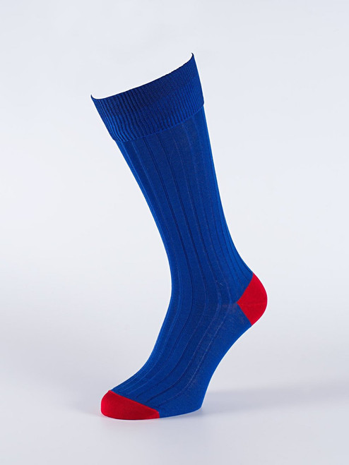 Men's Blue Knee High Socks Men's Blue Knee High Socks