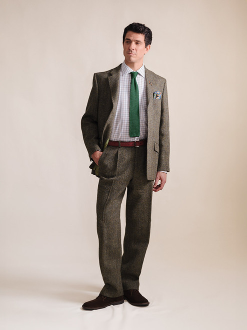 Bracken Brown Harris Tweed® 2 Piece Suit On Model Bracken Brown Harris Tweed® 2 Piece Suit On Model