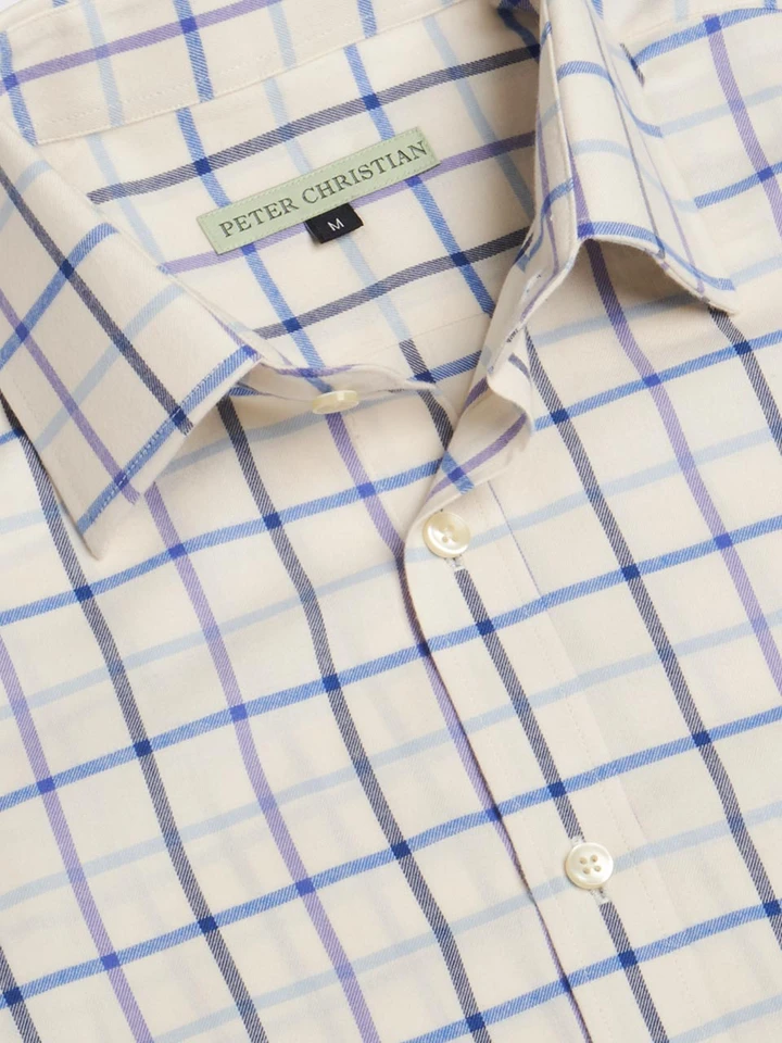 Purple Big Check Tattersall Shirt