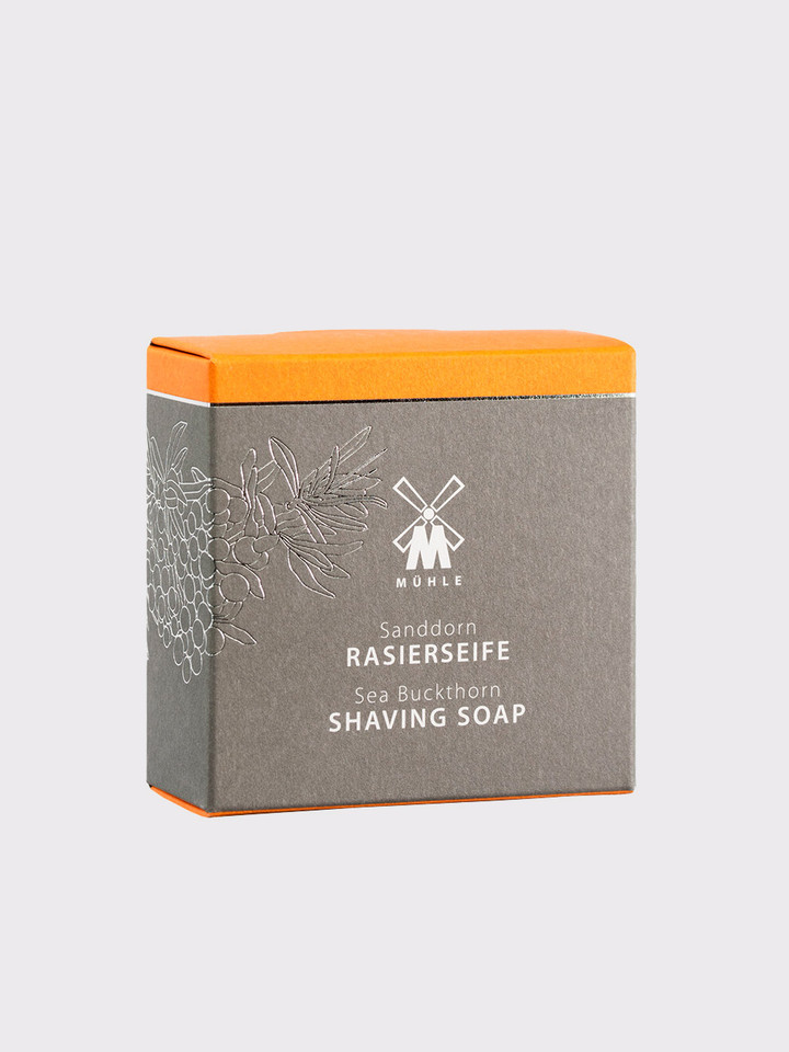 Men's MÜHLE Porcelain Dish & Sea Buckthorn Shaving Soap Box