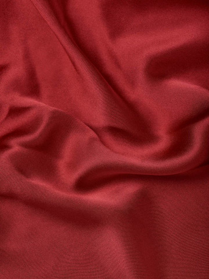 Wine 100% Silk Pocket Square Close-up