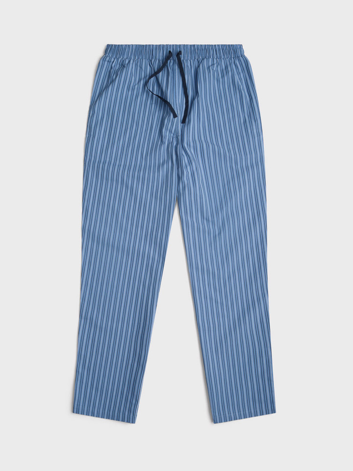 Grey & Blue Pyjama Set Trousers