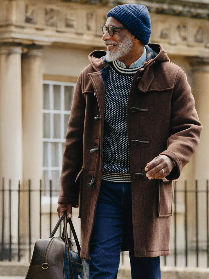 Chocolate Brown Duffle Coat