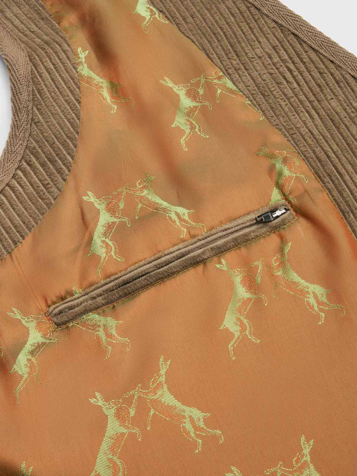 Lichen Corduroy Gilet Lining