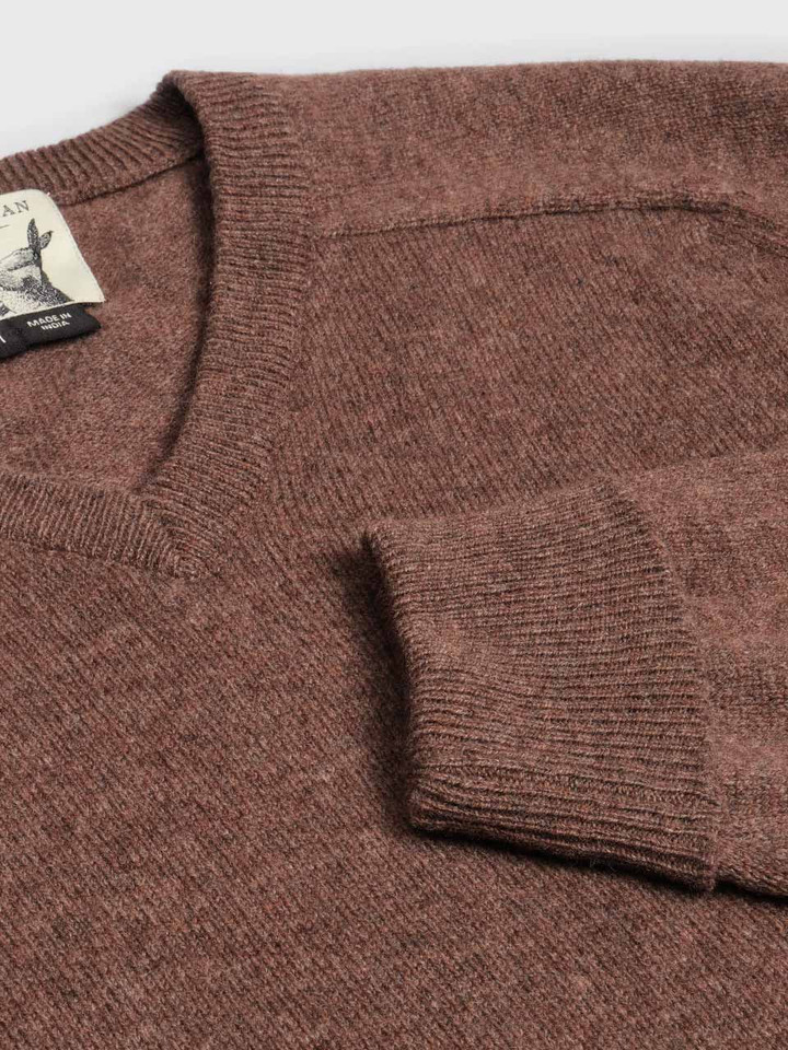 Walnut Lambswool Jumper