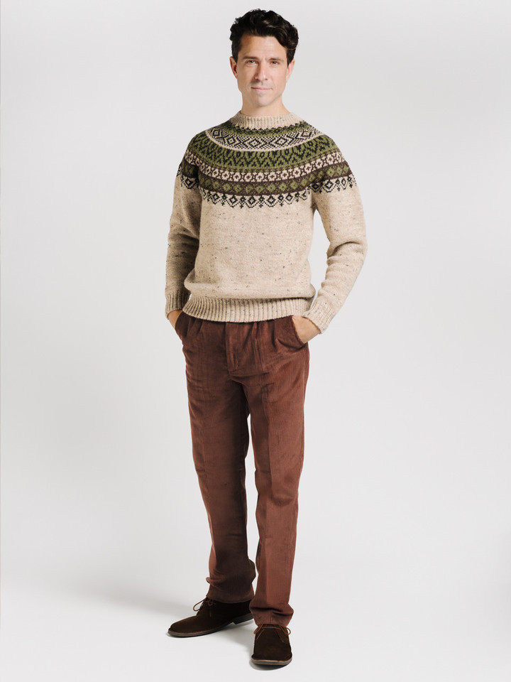 Oat Fairisle Jumper