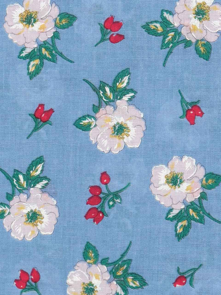 Blue Floral Hank