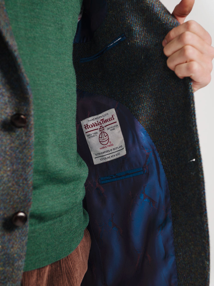 Highland Harris Tweed Jacket pocket detail