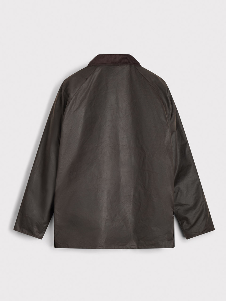 Waxed Cotton Jacket Back