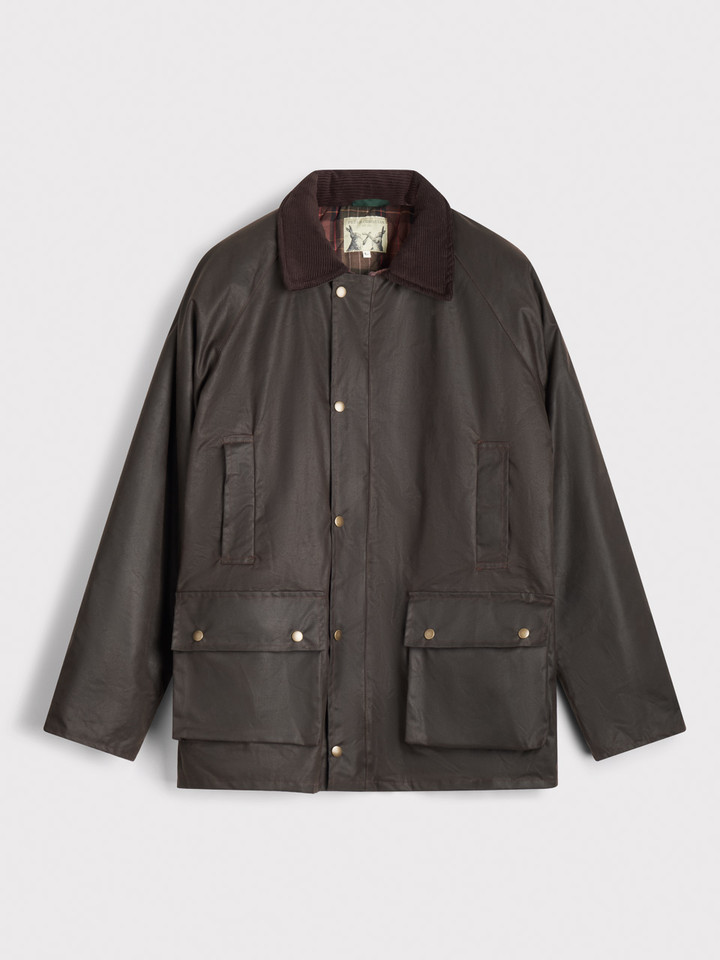 Waxed Cotton Jacket Front