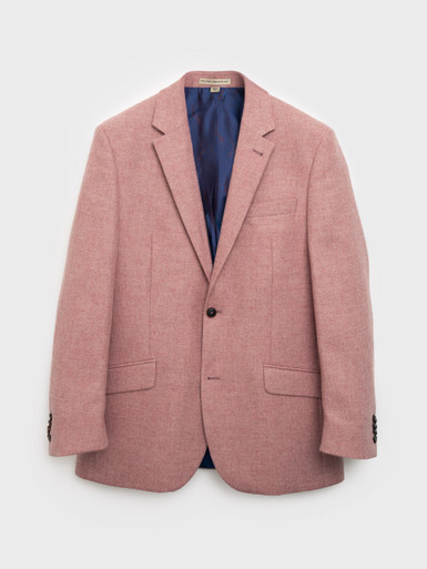 Rose Lightweight Tweed Jacket Front Flat