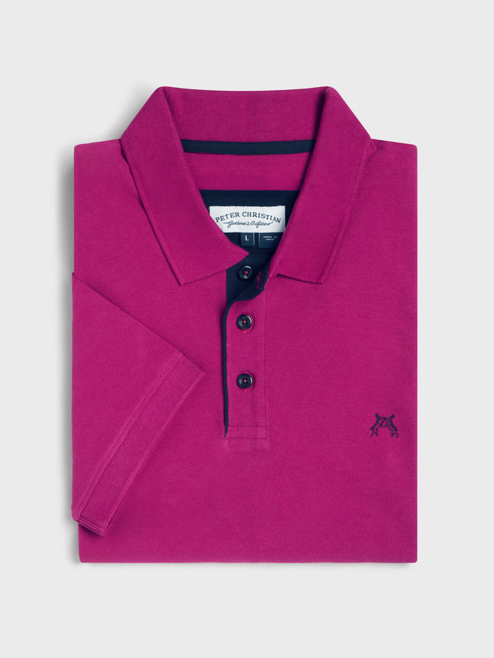 Magenta Polo Shirt