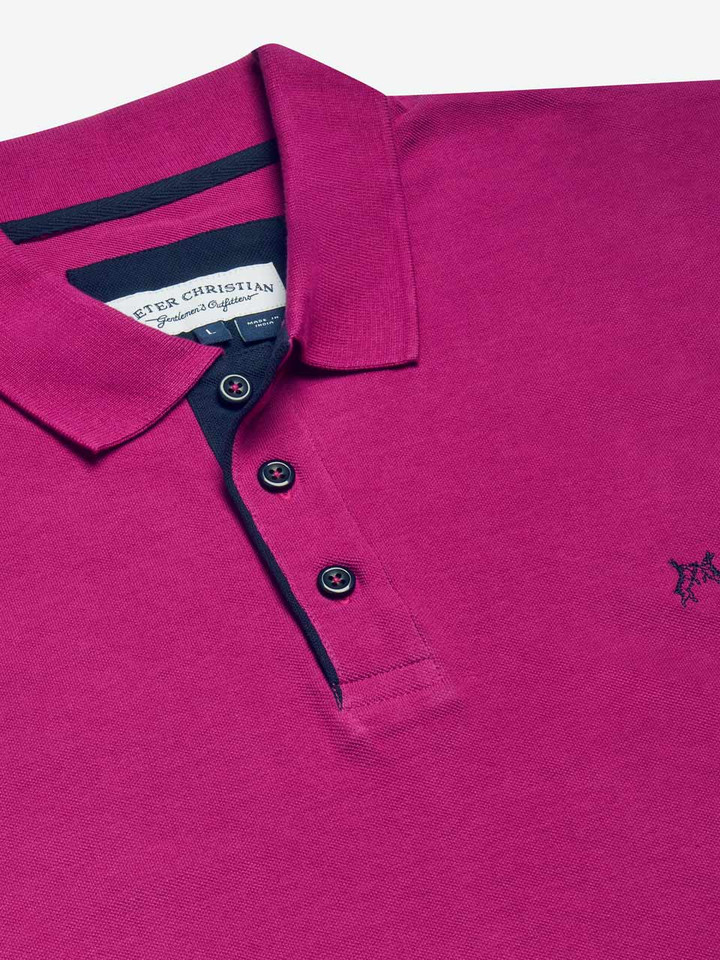 Magenta Polo Shirt