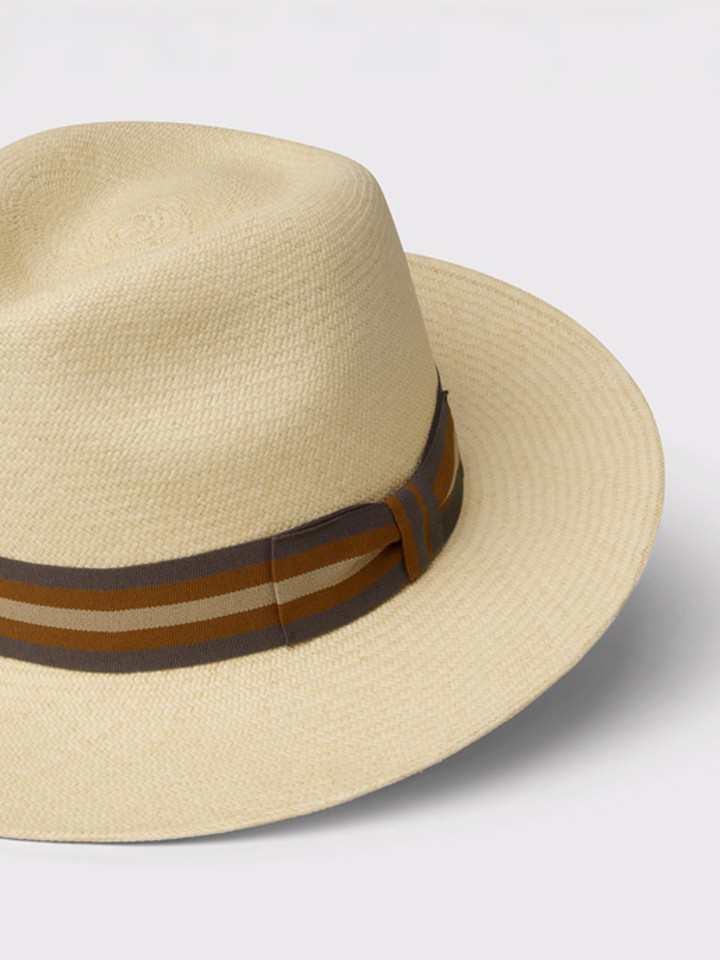 Mens Superfine Panama Hat Closeup