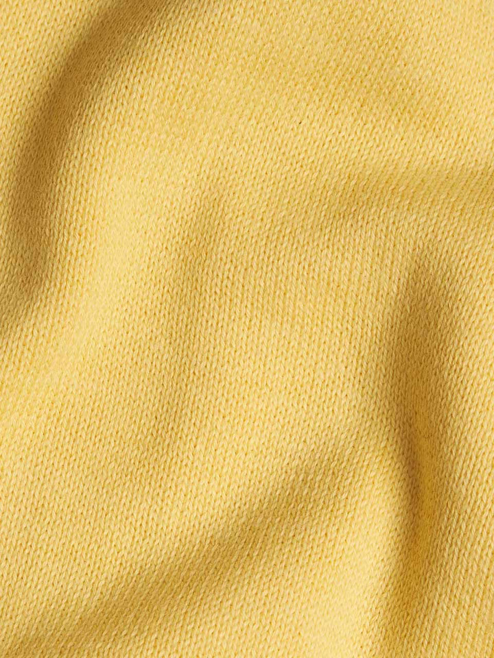Lemon cotton v neck jumper