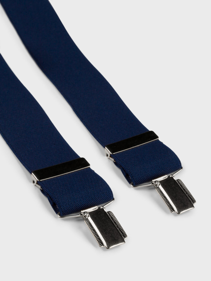 Navy with Nickel Clips