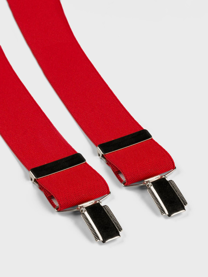 Red with Nickel Clips