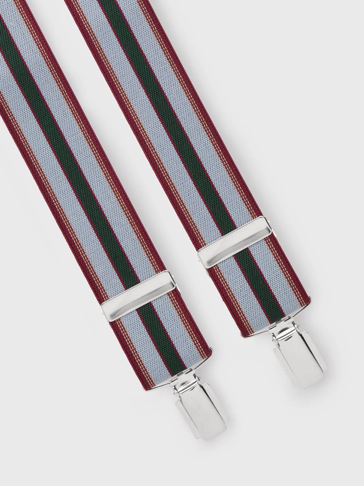 Blue and Green Stripe Braces Box