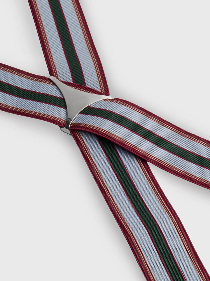 Blue and Green Stripe Braces Box