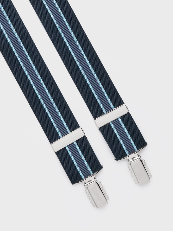 Navy and Blue Stripe Braces Box