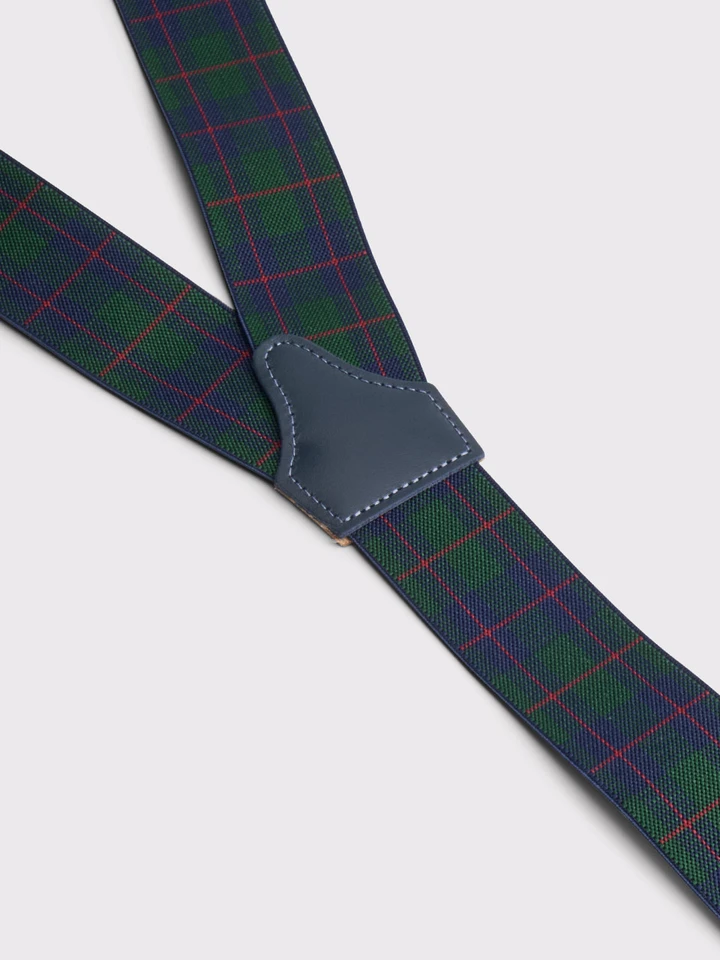 Green Tartan Braces