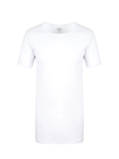 White Interlock Cotton T-Shirt