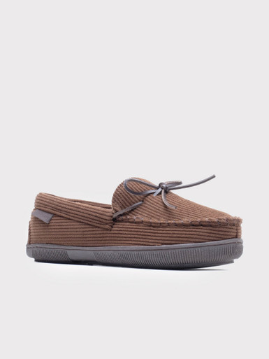 Brown Hush Puppies Ace Cord Slipper