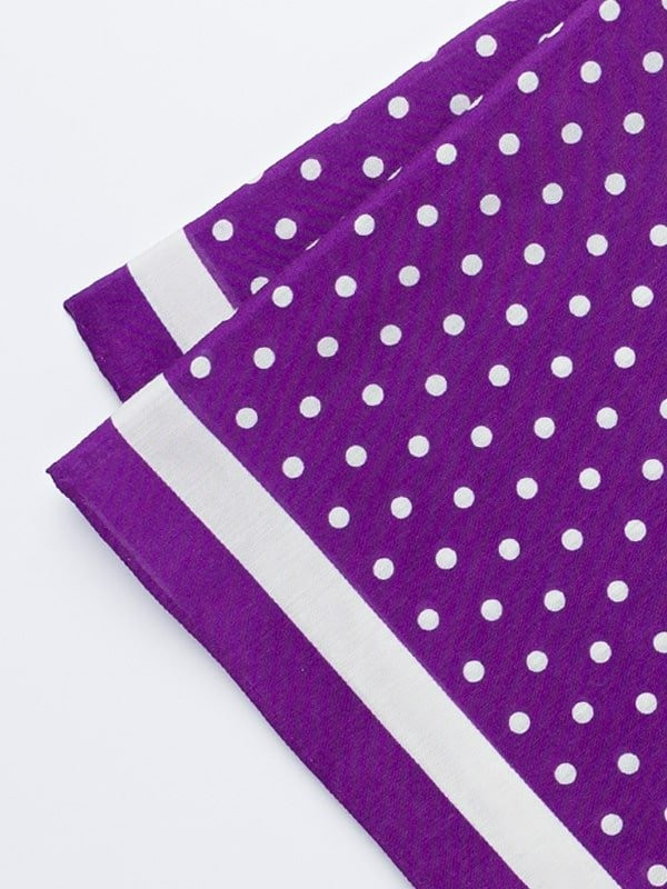 Purple/white