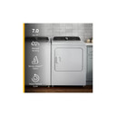 Whirlpool® 7.0 Cu. Ft. Top Load Gas Moisture Sensing Dryer with Steam WGD5050LW