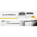 Whirlpool® 7.0 Cu. Ft. Top Load Gas Moisture Sensing Dryer with Steam WGD5050LW