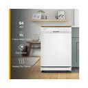 Whirlpool® Heavy-Duty Dishwasher with 1-Hour Wash Cycle WDP370PAHW