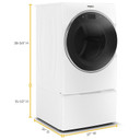 Whirlpool® 15.5" (39.4 cm) Pedestal for Front Load Washer and Dryer with Storage WFP2715HW