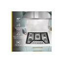 Whirlpool® 30-inch Gas Cooktop with Fifth Burner WCGK7030PS