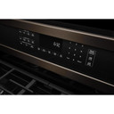 Kitchenaid® 30-Inch 5 Burner Gas Double Oven Convection Range KFGD500EBS
